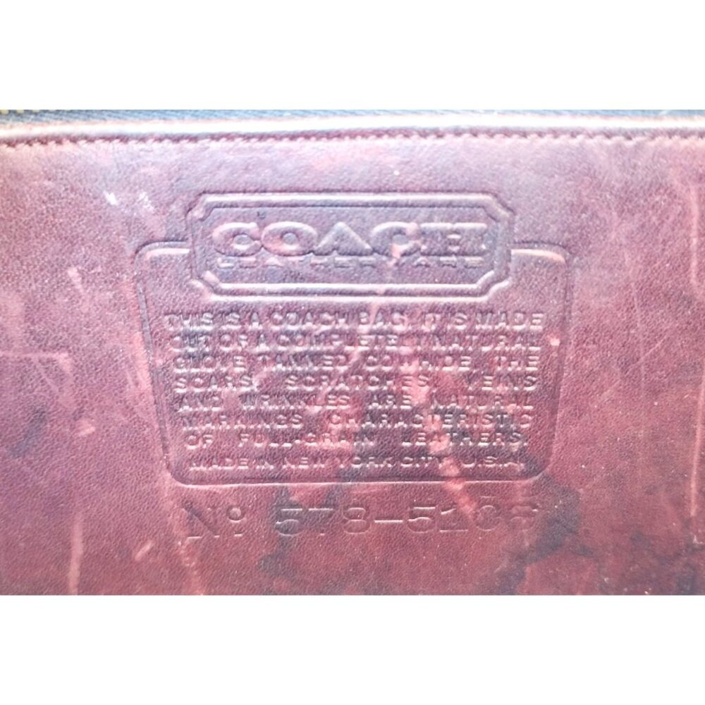 Vintage Coach Saddle Bag Burgundy Brown Bonnie Cashin Era Purse - Picture 6 of 16